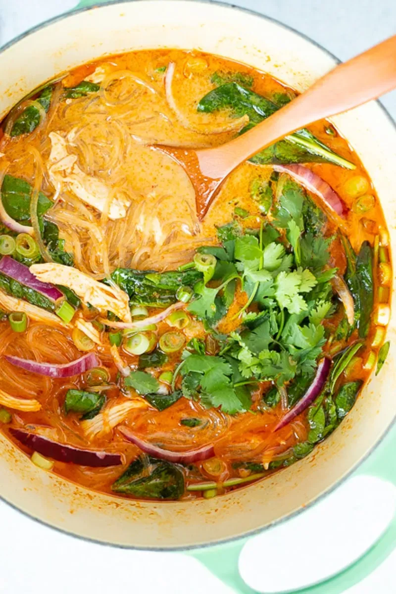 Why You Need This 10 Minute Thai Red Curry Chicken Noodle Soup Recipe