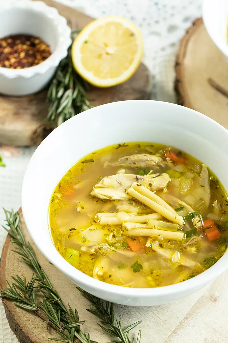 Your Shopping List for Chicken Noodle Soup with Chicken Leg Quarters