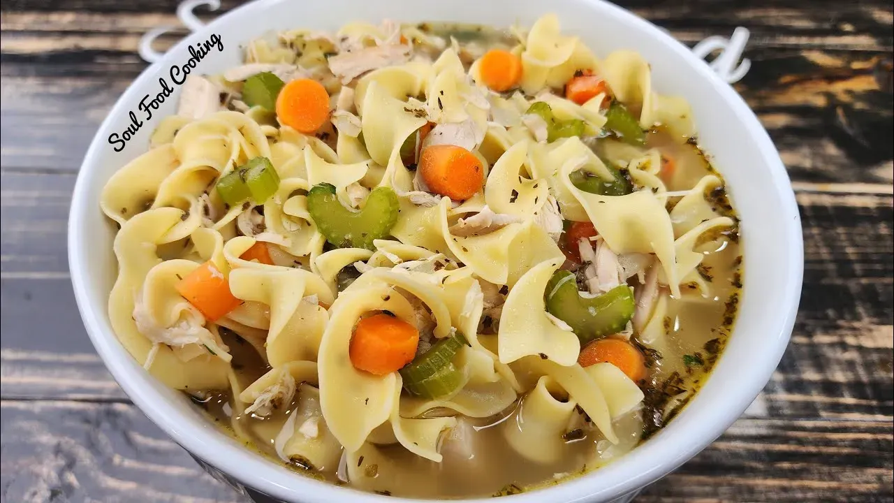 Simple & delicious youtube chicken noodle soup recipe